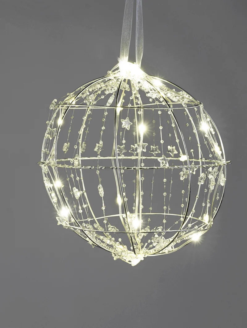 Deko-Kugel Ø 15cm mit LED + Timer