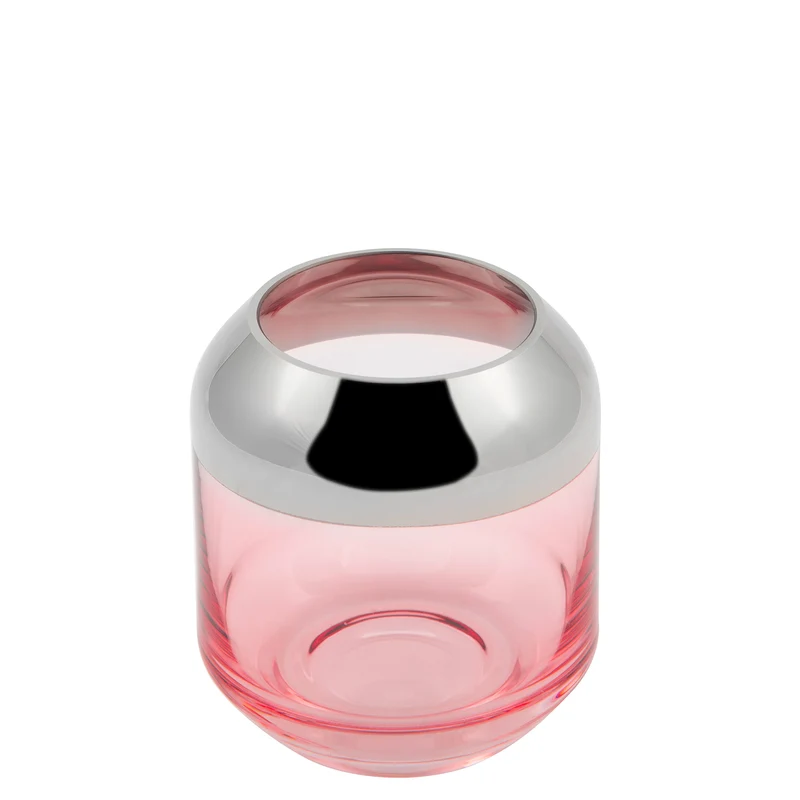 SMILLA Vase silberfarben