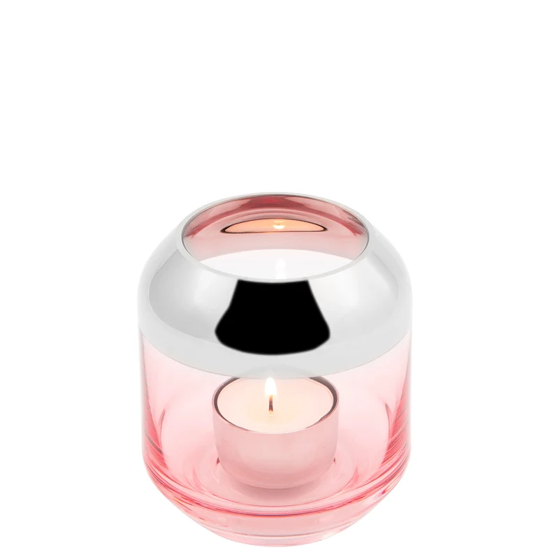 SMILLA Vase silberfarben