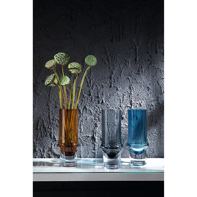 GLENDA Vase blau