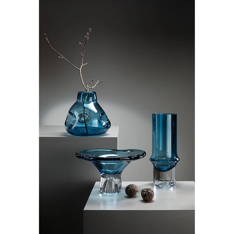 GLENDA Vase blau