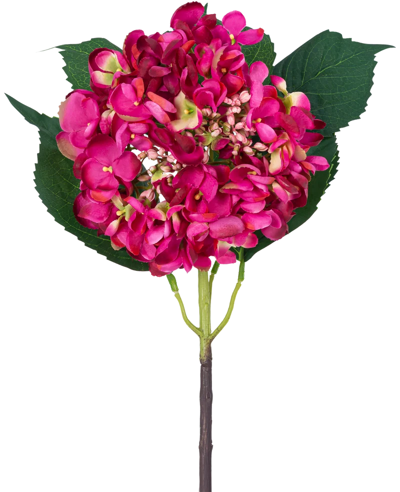 Künstliche Blume Garten Hortsenia 61 cm rosa