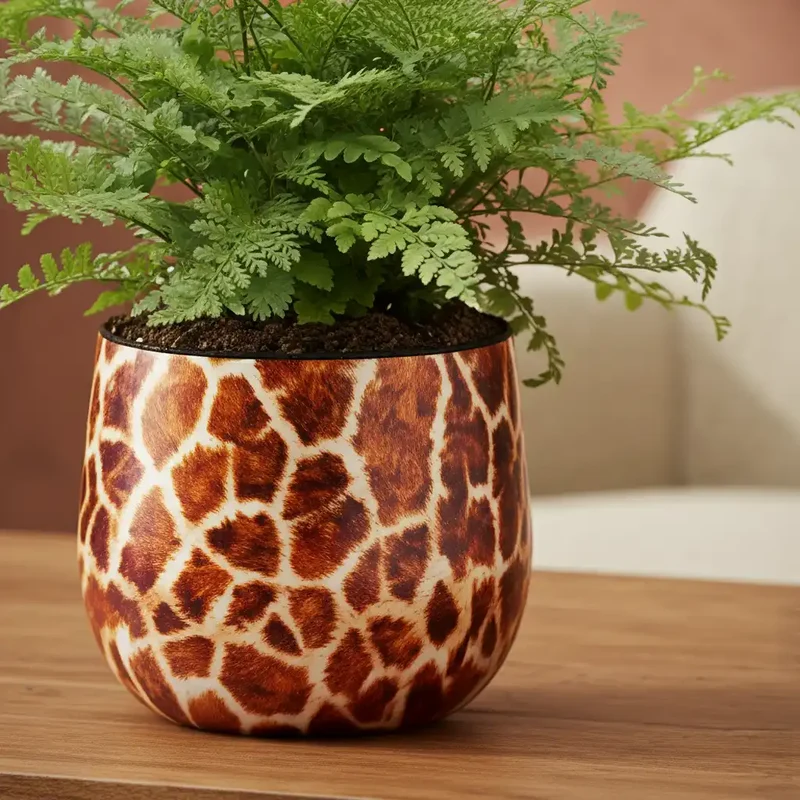 Animalprint Metalltopf 20cm