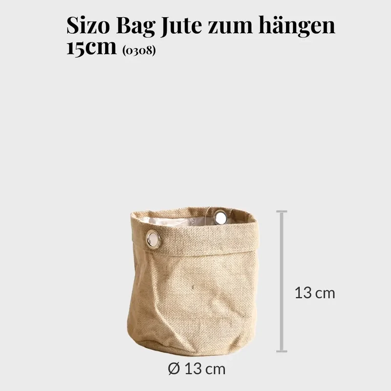 4er Übertopfset 1M 3S Keramik Natur