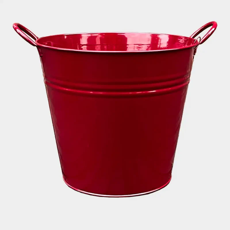 Zinkeimer Rot 30cm (B-Ware)