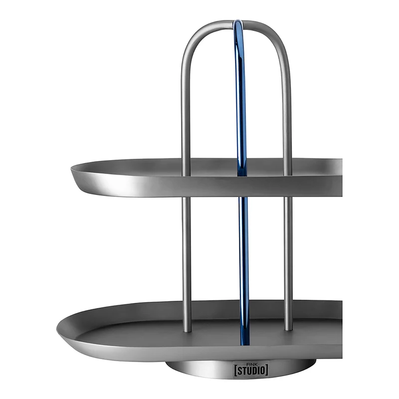 UPPER EAST 2er Etagere grau