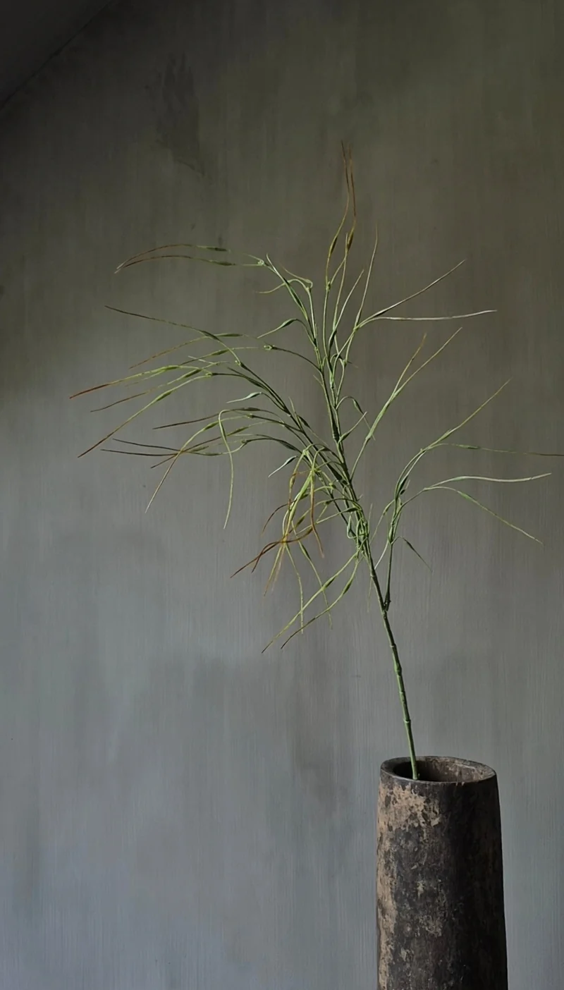 Siergras kunsttak groen - 78 cm