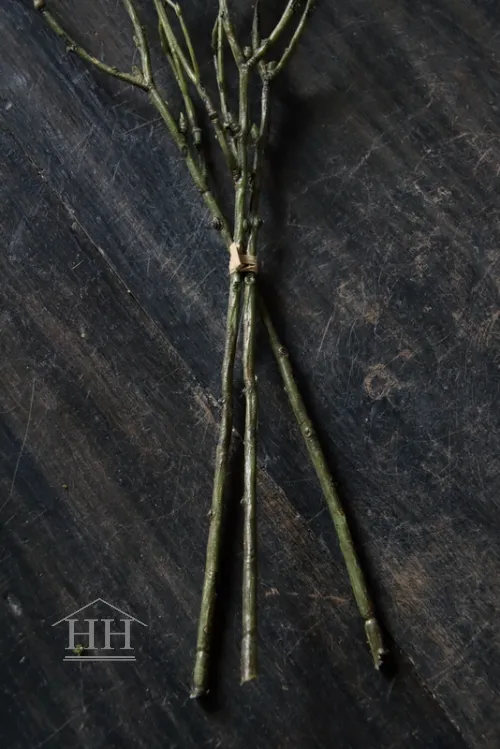 Kunst berkentakken bundel van 3 - 56 cm