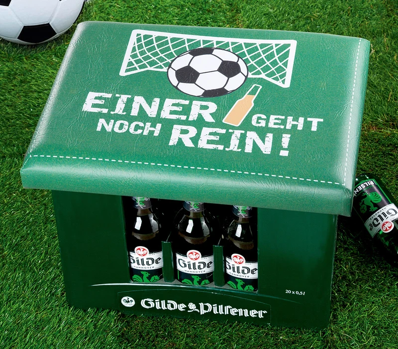 Sitzpolster für Getränkekisten "EINER GEHT NOCH REIN"