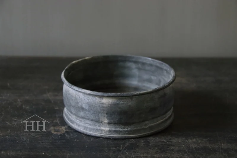 Zinken waxinelichtjes houder - Ø10 cm