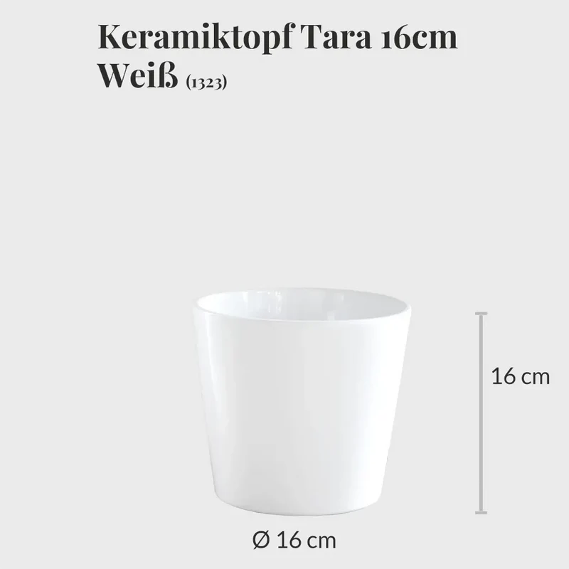 4er Übertopfset 2L 1M 1S Weiß