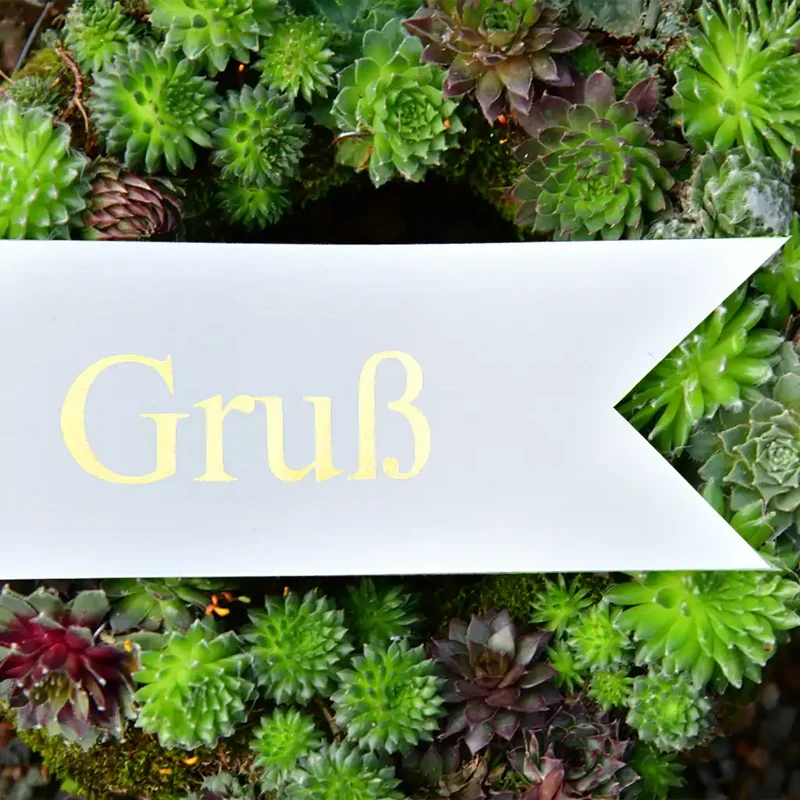 Trauerkranz optional mit Schleife Ø 25cm