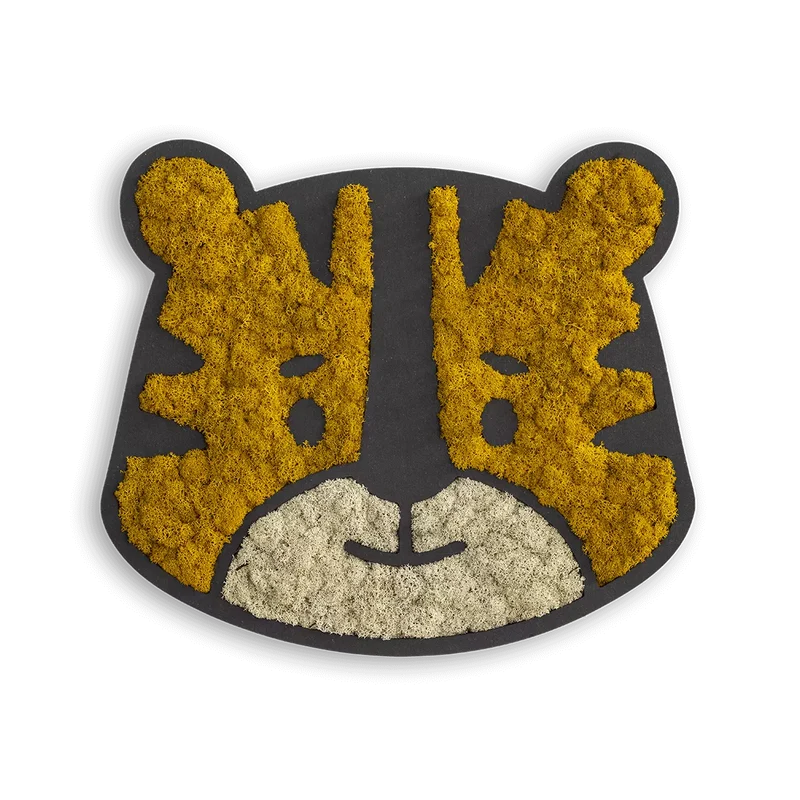 Islandmoos Piktogramm Tiger