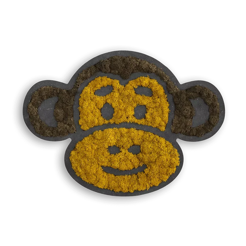 Islandmoos Piktogramm Affe