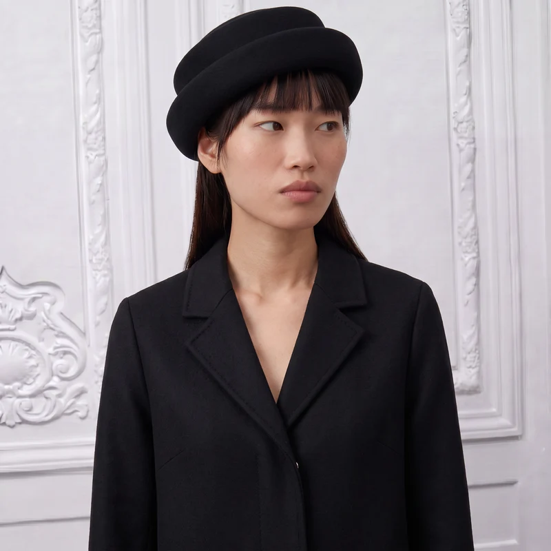 Retro Barett aus Wolle für Frauen | La Parisienne