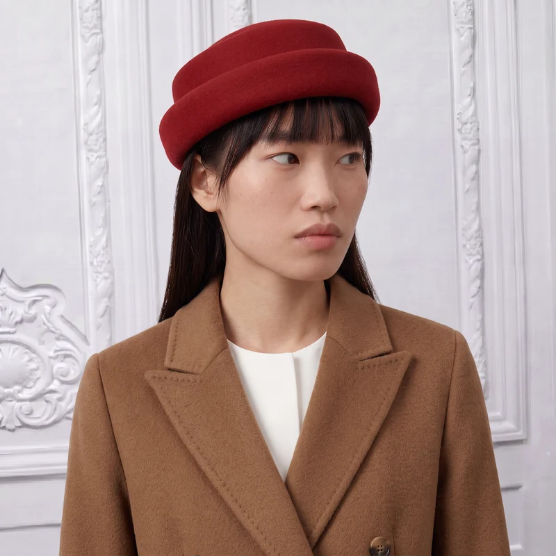 Retro Barett aus Wolle für Frauen | La Parisienne