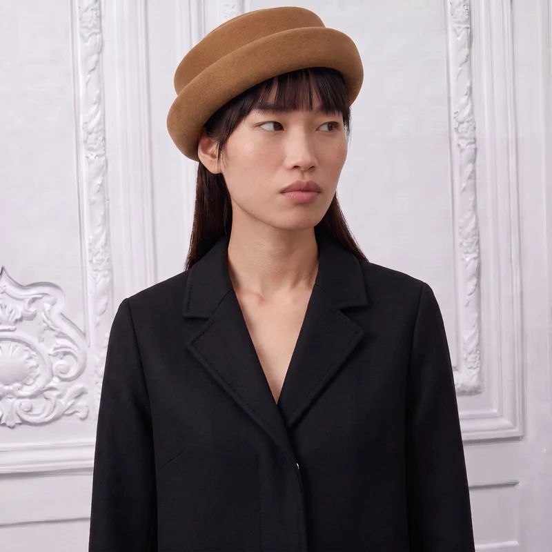 Retro Barett aus Wolle für Frauen | La Parisienne