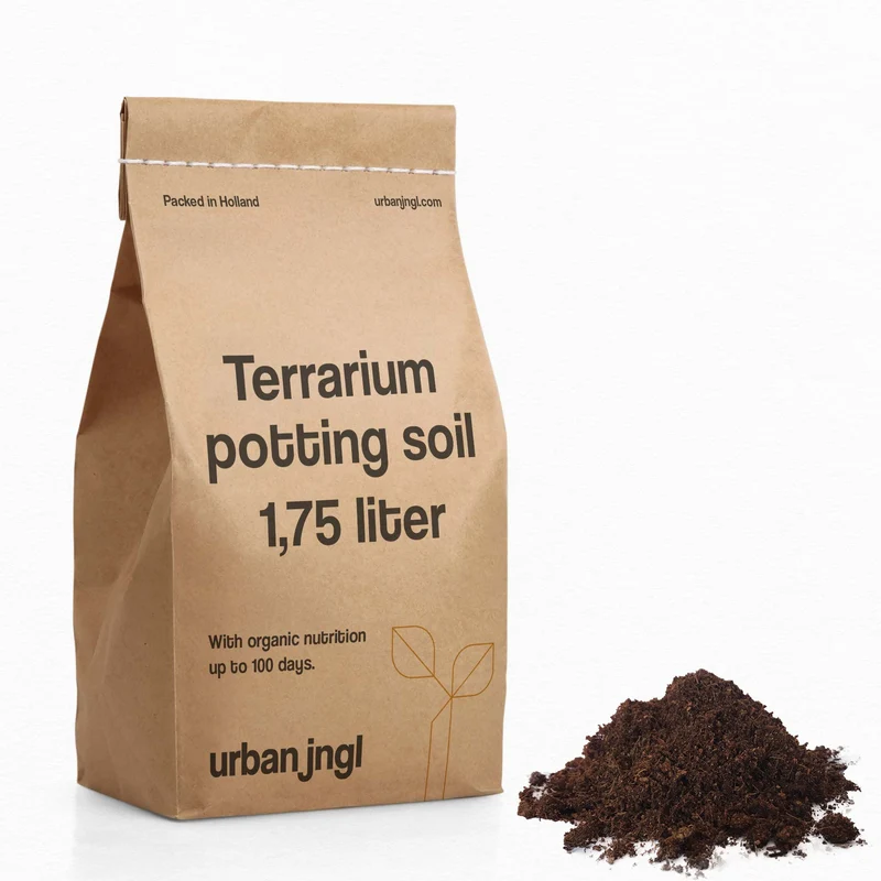 Terrarium potting soil - 1.75 liters - With organic nutrition