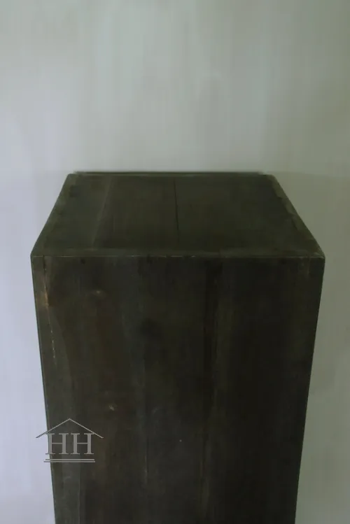 Houten zuil vergrijsd 100 cm