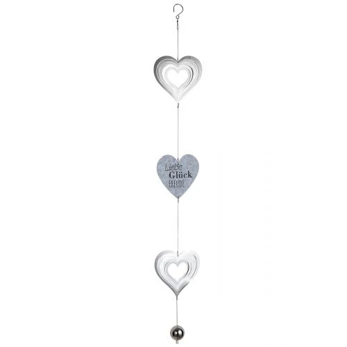 Edelstahl Windspiel "Liebe"