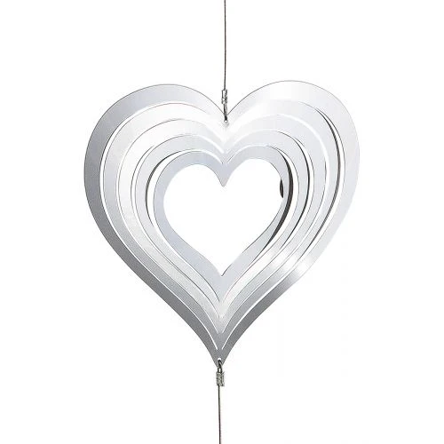 Edelstahl Windspiel "Liebe"