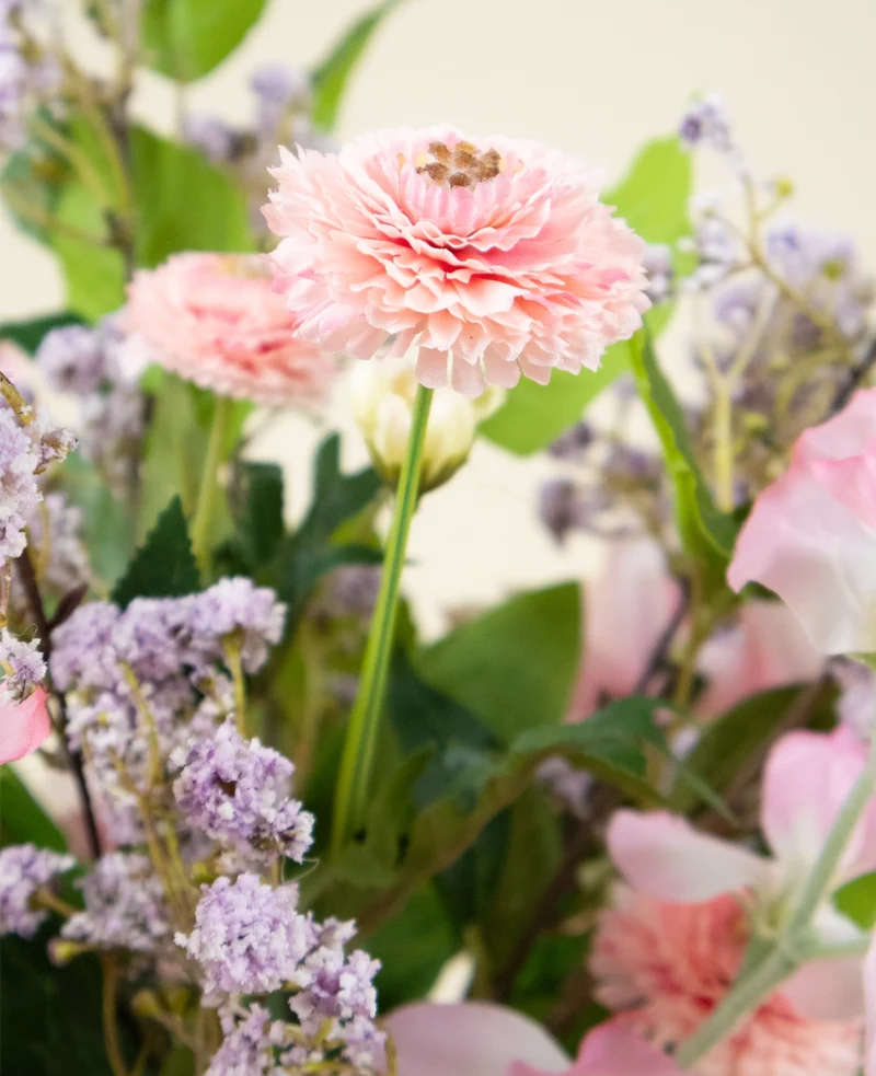 Zijden kunstbloemen boeket Belle Michelle
