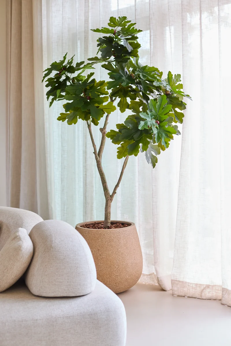 Kunstplant Ficus Carica Vijgenboom 180 cm