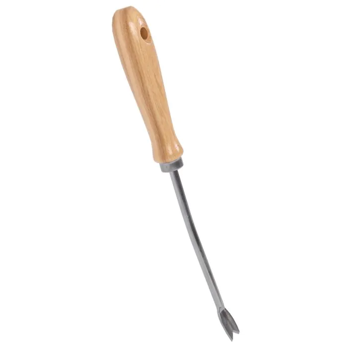 Hand Weeder - Galvanized Steel - Ash Wood Handle