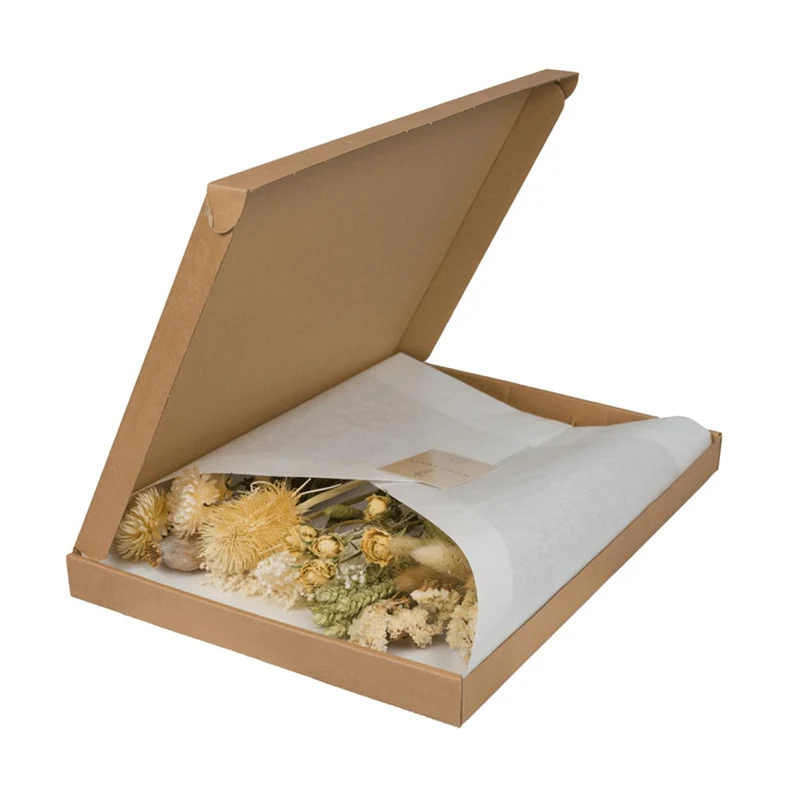 Dried flowers in Letterbox Natural - Dried bouquet - 35cm - Ø10