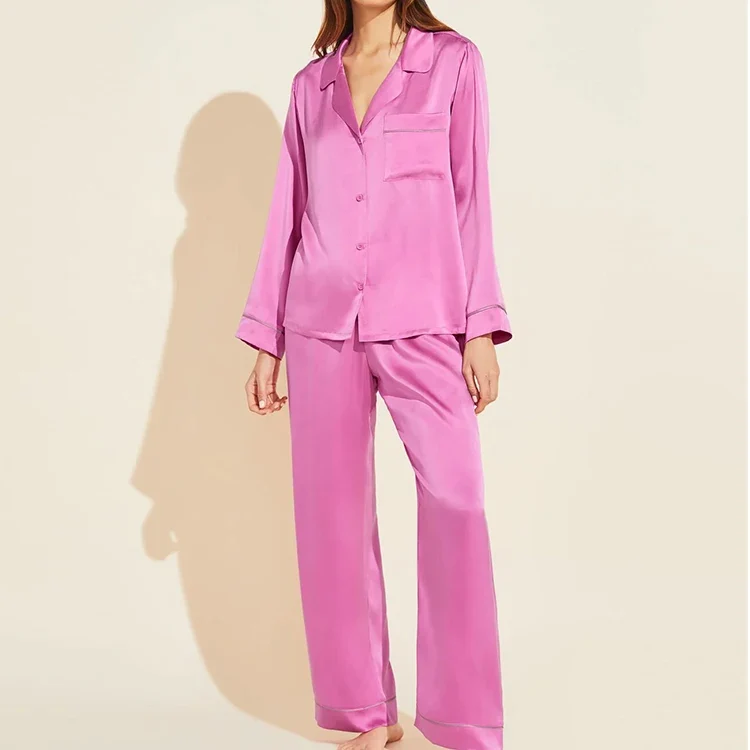 Damen-Pyjama-Set aus 100 % Seide | La Parisienne