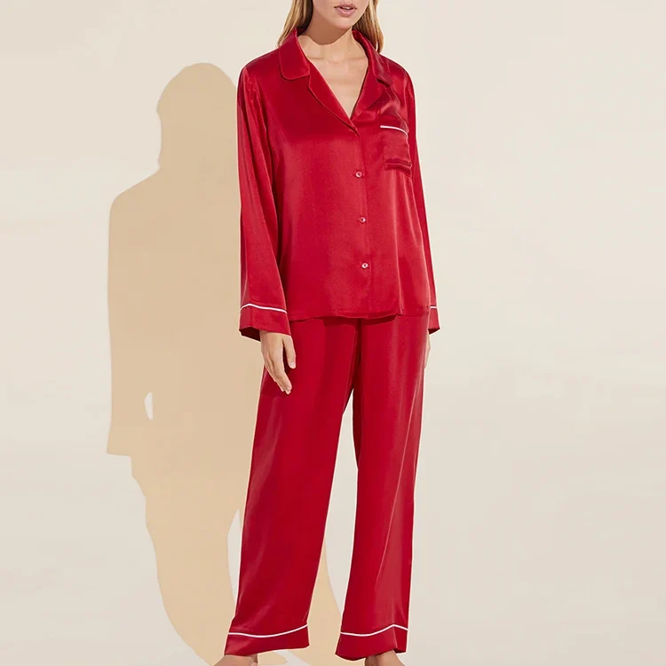Damen-Pyjama-Set aus 100 % Seide | La Parisienne