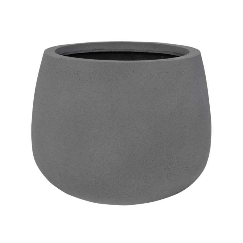 Übertopf Mini Pax Grau aus Fiberstone