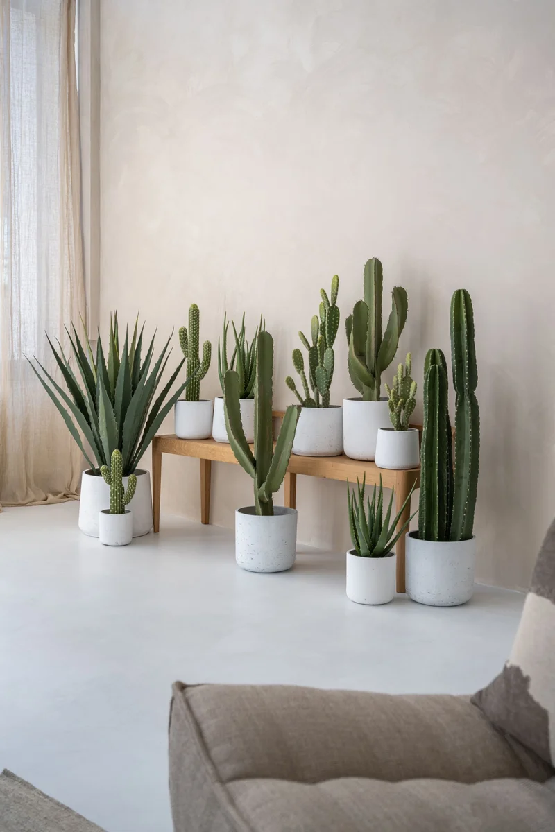 Kaktus Cereus künstlich, H: 55cm