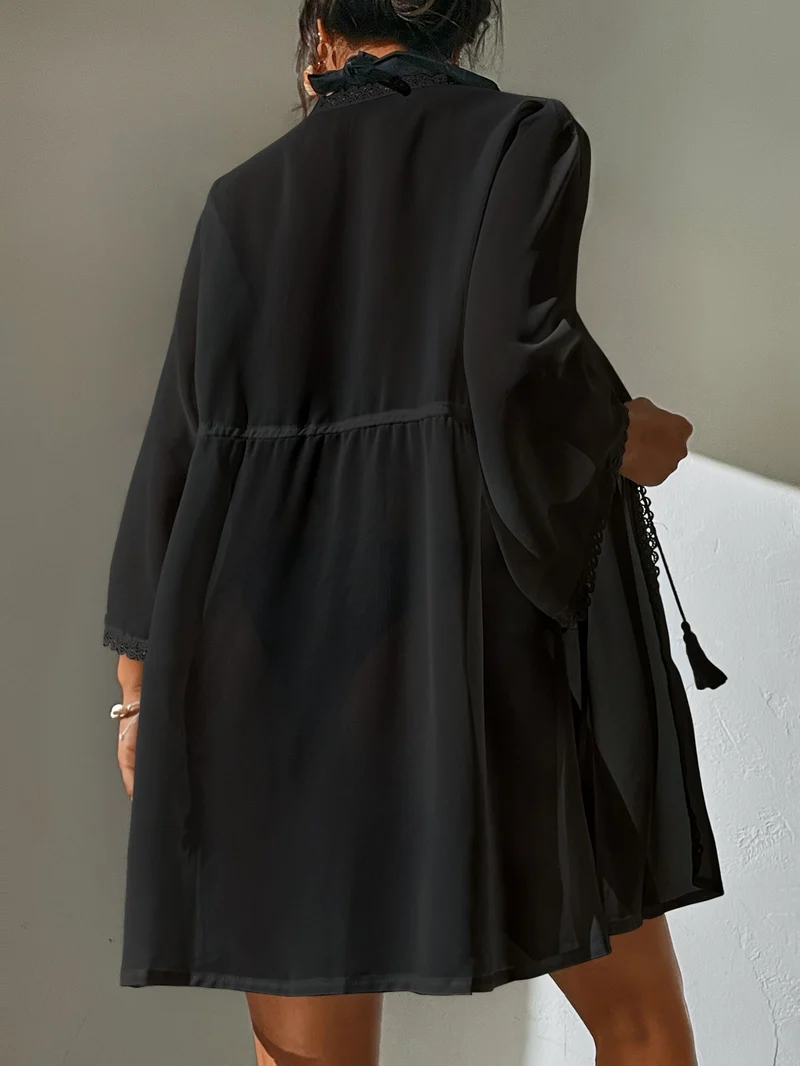 Sommer Kimono mit Schleife | La Parisienne