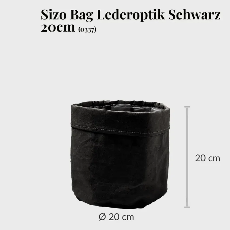4er Übertopfset 2L 2S Schwarz