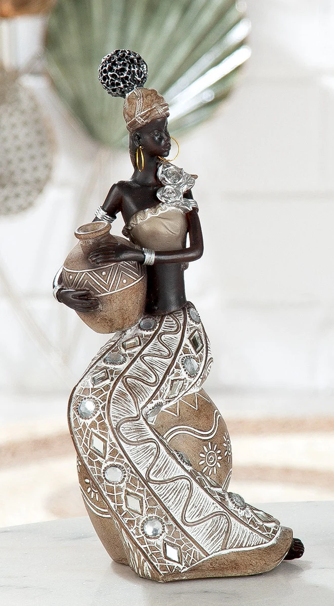 Skulptur Afrikanerin " Lady Burundi"