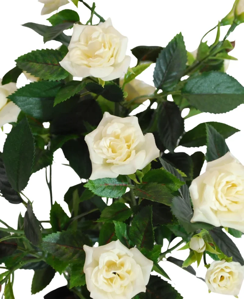 Kunstplant Patio-roos 35 cm crème UV