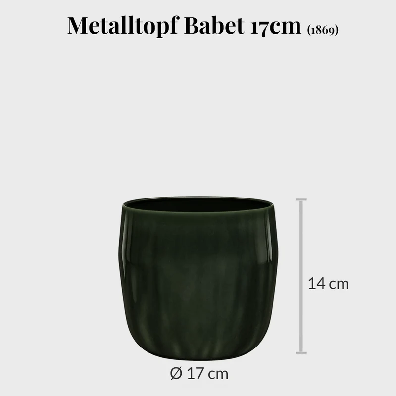 Metalltopf Babet 17cm