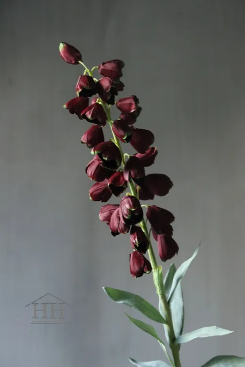 Fritillaria kunstbloem bordeaux - 96 cm