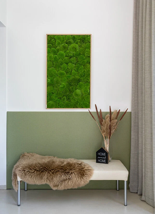 Moosbild Ballenmoos 100x60 cm