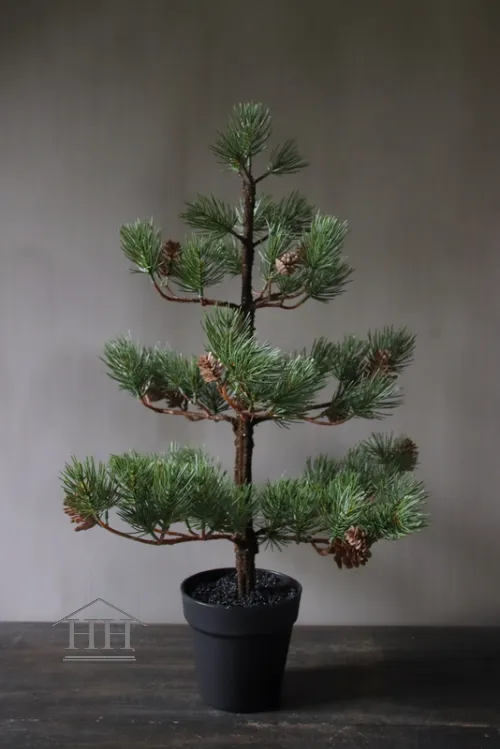 Kunst pinus boom in binnenpot - 70 cm