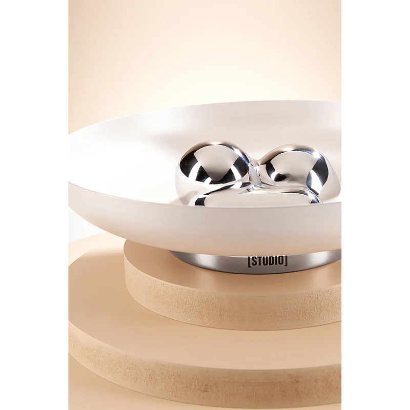 SPACE PEARL Schale creme