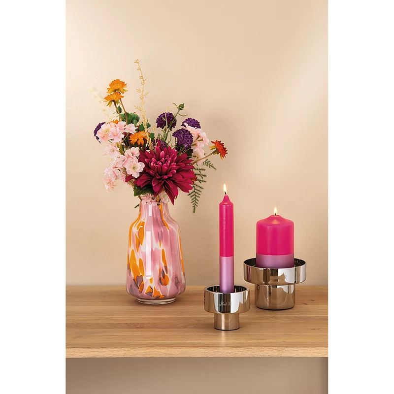 CANDLE Stumpenkerzen fuchsia
