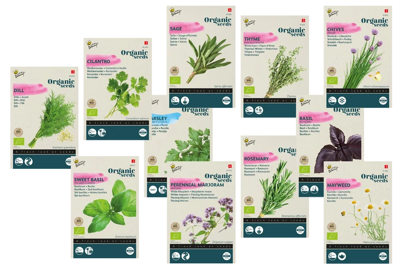 Das Kräuterregal Samenpaket BIO
