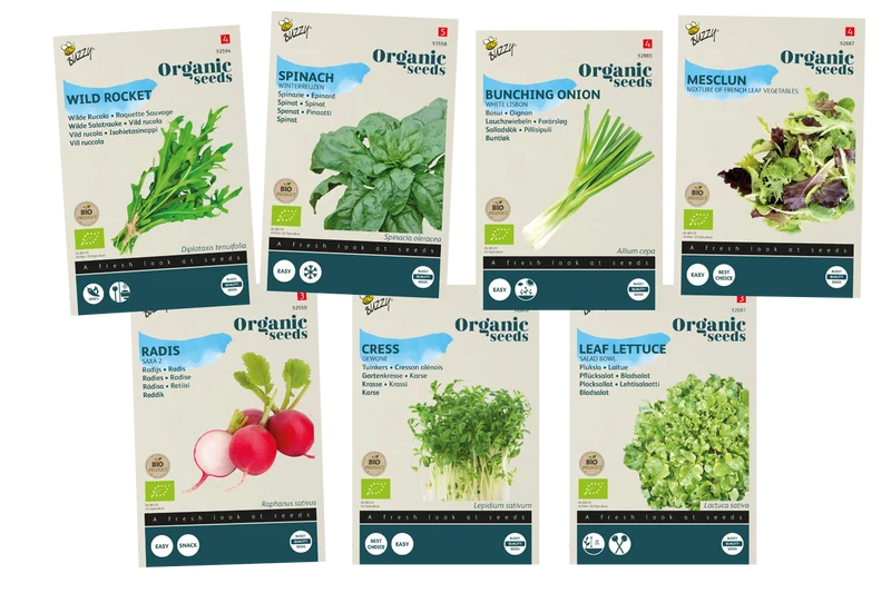 Schneller Gemüsegarten Samenpaket BIO