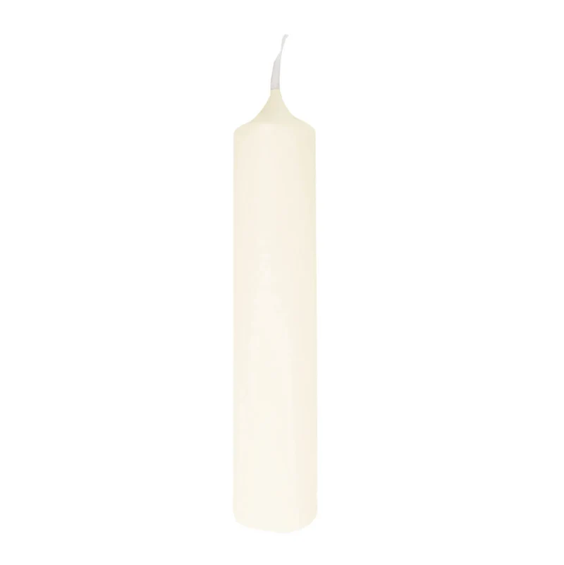 CANDLE getauchte Titankerze creme