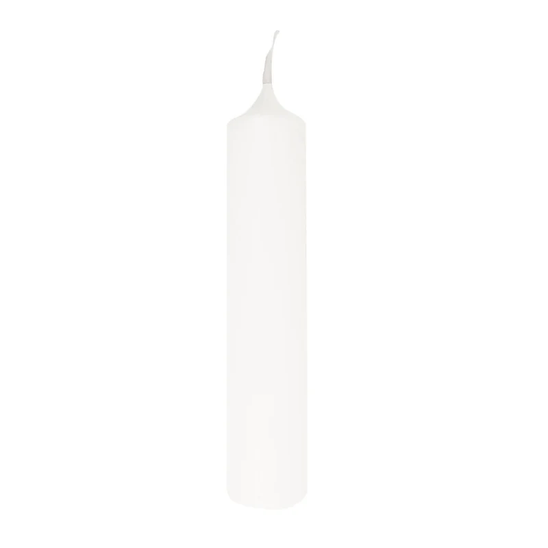 CANDLE getauchte Titankerze weiß