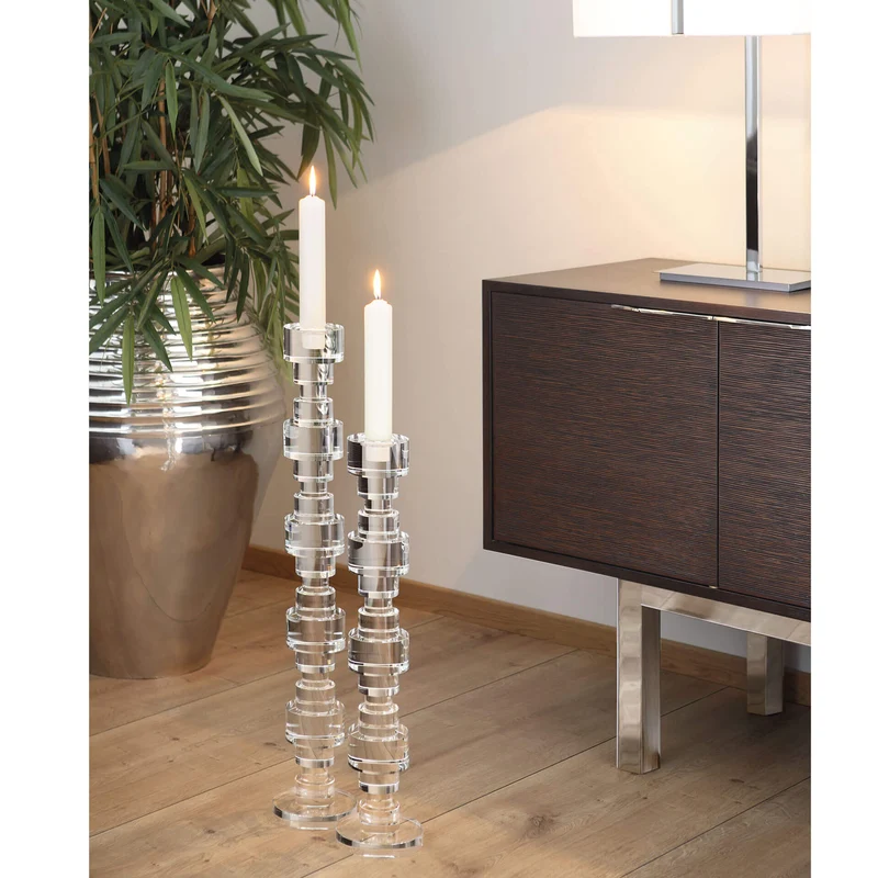 CANDLE getauchte Titankerze weiß