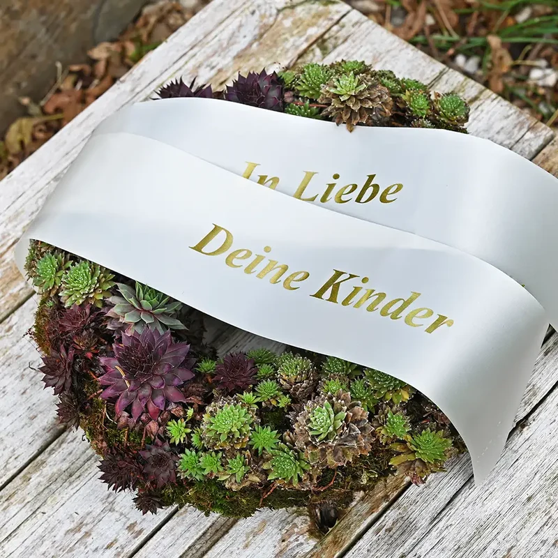 Trauerkranz optional mit Schleife Ø 35cm