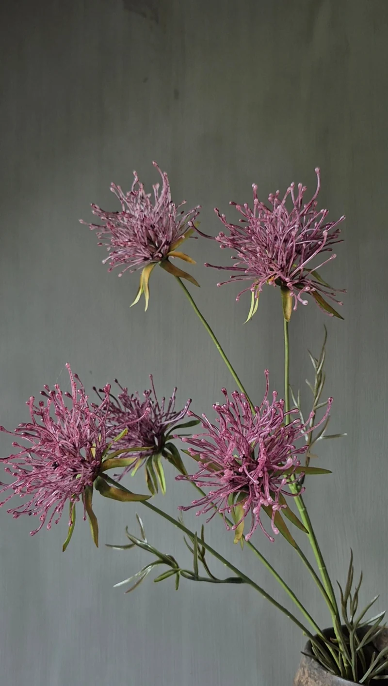 Grevillea kunsttak oudroze - 74 cm